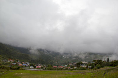 Scenic view of landscape against sky