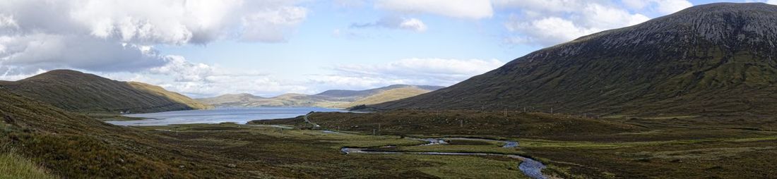 Panoramic view of landscape against sky