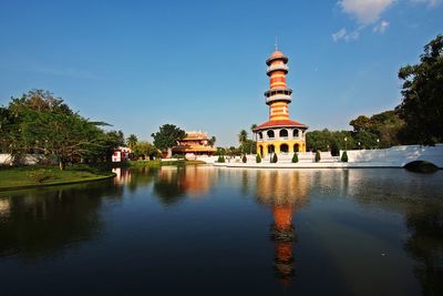 Historic building in bang pa in summer palace, thailand