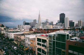 SKYSCRAPERS IN CITY