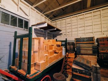 Interior of warehouse