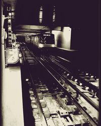 Train at railroad station