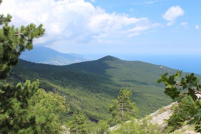 Scenic view of landscape against sky