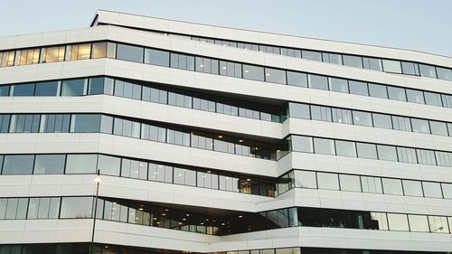 Low angle view of modern building