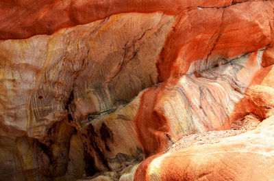 Rock formation in cave