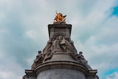 Low angle view of statue