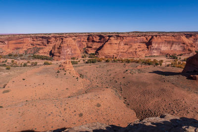 Rock formations in a desert