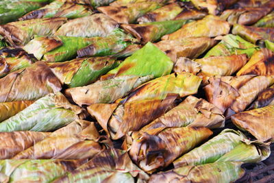 Full frame shot of fresh vegetables in market