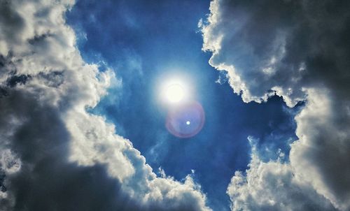 Low angle view of sky