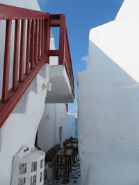 Low angle view of buildings against sky