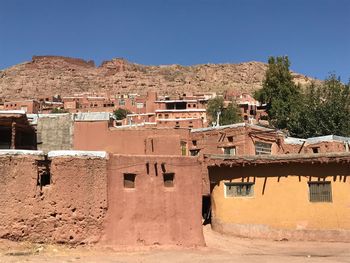 View of castle against mountain