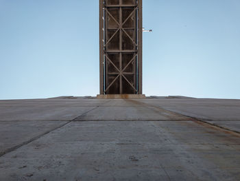 Low angle view of bridge against sky