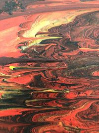 Aerial view of dramatic landscape