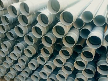 Full frame shot of pipes