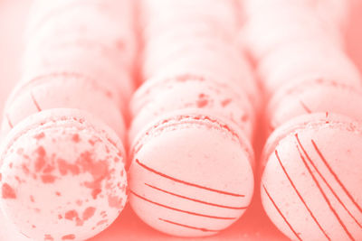 Close-up of pink cake