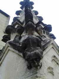 Low angle view of statue