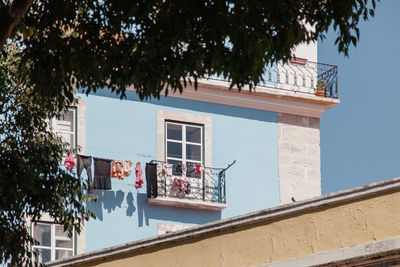 Low angle view of building against sky