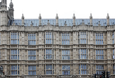 Low angle view of building against sky