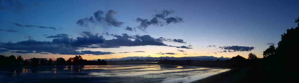 Scenic view of sky at sunset