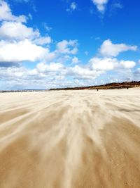 Scenic view of desert against sky