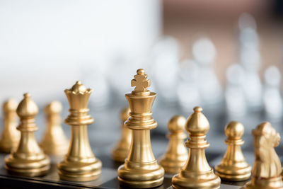 Close-up of chess