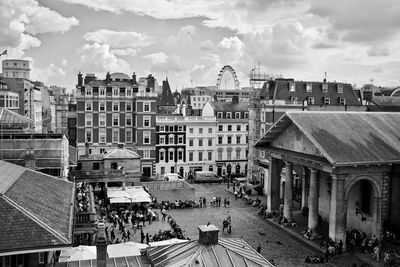 Covent garden in black and white