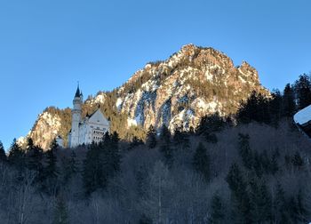 Low angle view of temple against clear sky