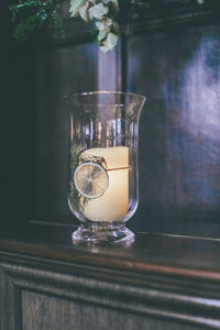 Close-up of drink on table