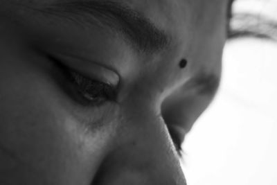 Close-up of man
