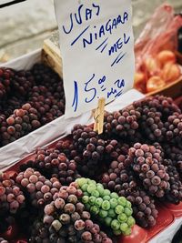 Close-up of food for sale at market stall