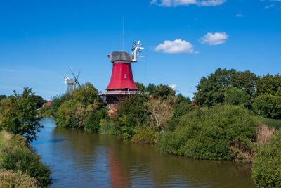 Windmühle an kanal