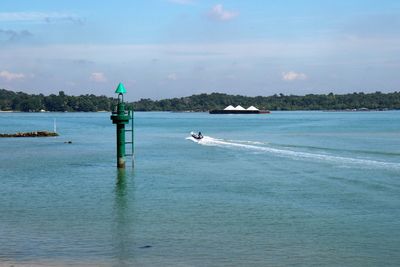 Scenic view of calm sea