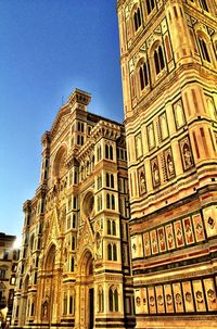 Low angle view of church against sky