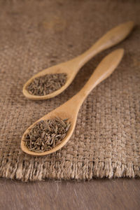 Close-up of bread on table