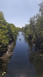 Scenic view of river against sky