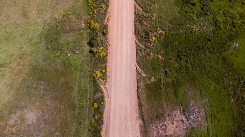 High angle view of landscape