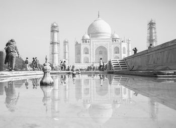 View of taj mahal