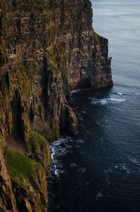 Scenic view of rock formations