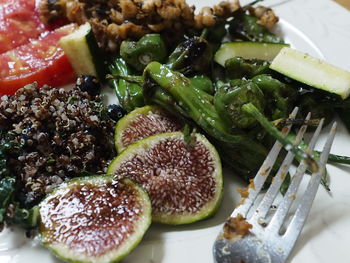 Close-up of food in plate