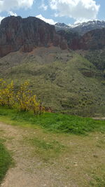 Scenic view of landscape against sky