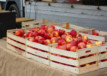 Fruits for sale at market stall