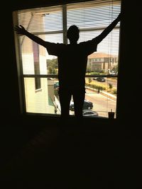 Full length of woman walking in city