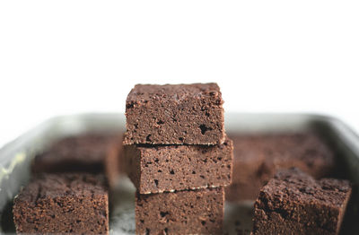 Close-up of chocolate cake