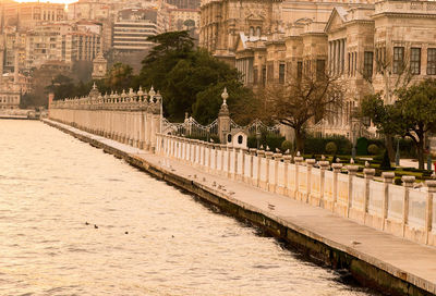 Bosphorus by dolmabahce palace
