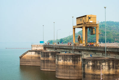 View of building against sea