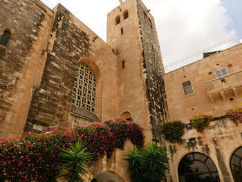 Low angle view of building against sky