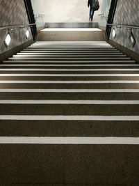 Staircase at railroad station