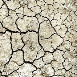 Full frame shot of cracked land