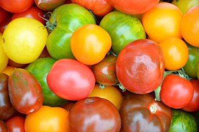 Full frame shot of tomatoes for sale