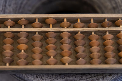 Close-up of cupcakes in container